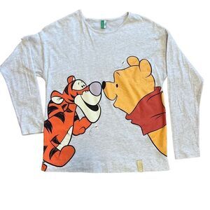 United Colors of Benneton and Disney Winnie the Pooh sand Tigger Shirt. Sz Sm.